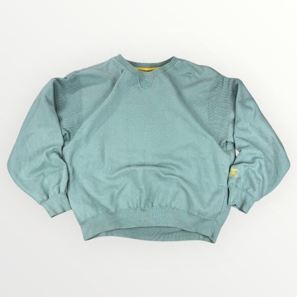Vintage Starter Sport Oversized Boxy Fit Mens Green Sweatshirt Crewneck Pullover - Picture 1 of 7
